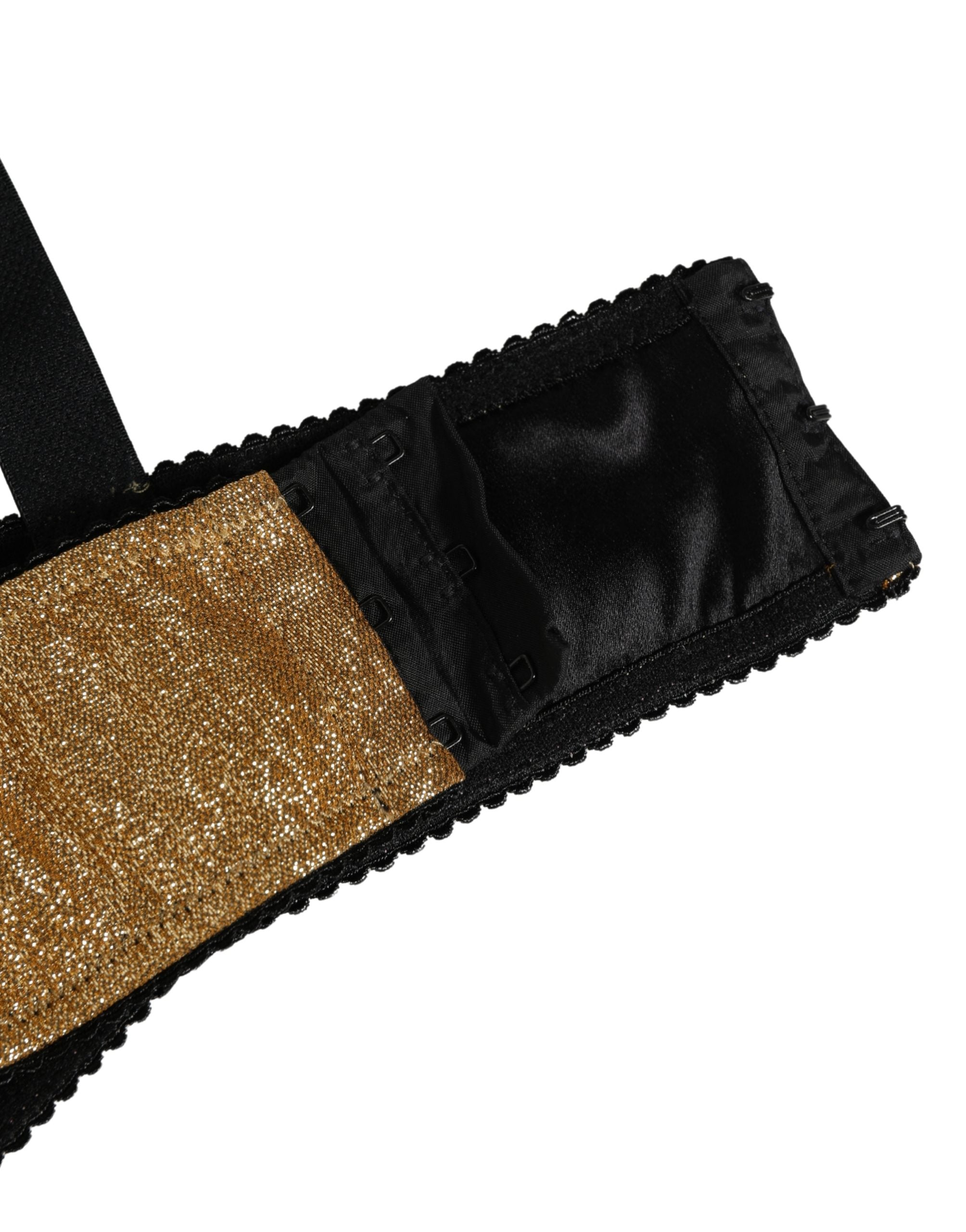 Dolce & Gabbana Gold Semi-Pad Bügel-Balconette-BH Unterwäsche