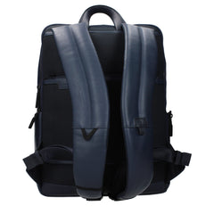 Piquadro blauwe leren rugzak