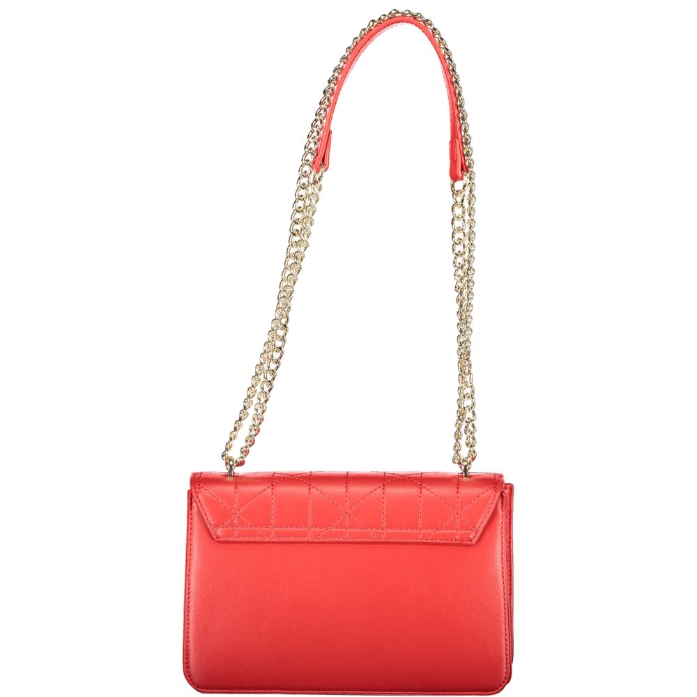 Mario Valentino Rote Handtasche aus Polyethylen