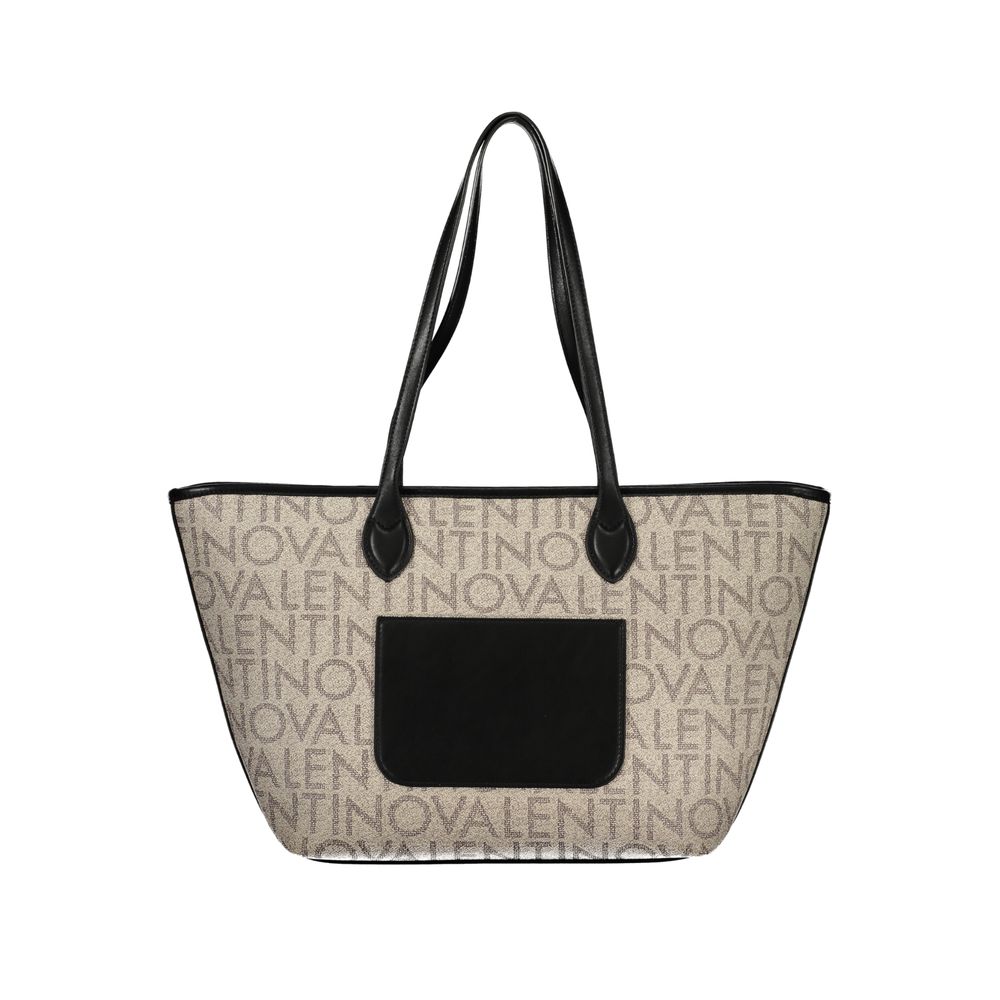 Mario Valentino Beigefarbene Handtasche aus Polyethylen