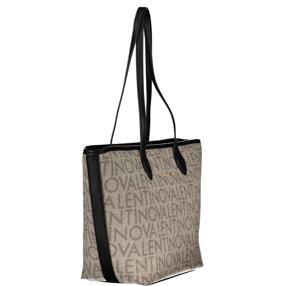 Mario Valentino Beigefarbene Handtasche aus Polyethylen