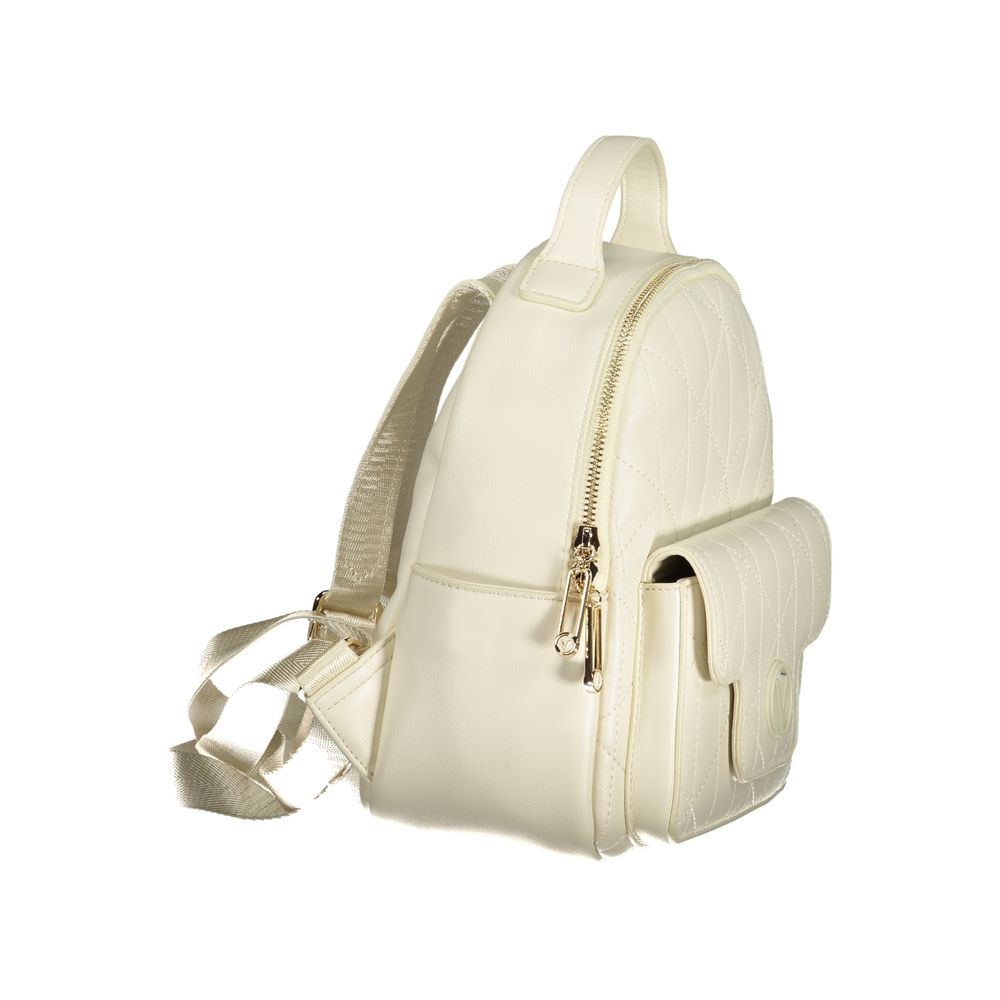 Mario Valentino Weißer Polyethylen-Rucksack