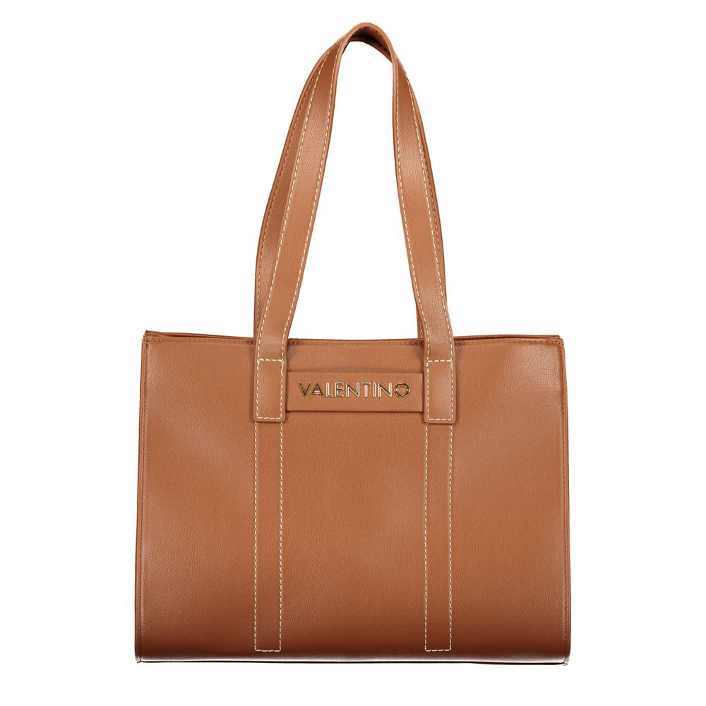 Mario Valentino Braune Handtasche aus Polyethylen