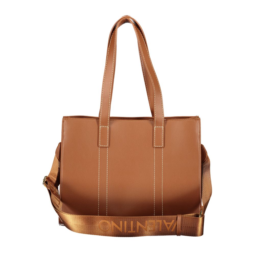 Mario Valentino Braune Handtasche aus Polyethylen