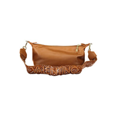 Mario Valentino Braune Handtasche aus Polyethylen