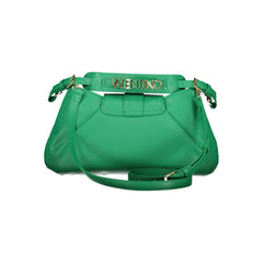 Mario Valentino Verde Polyurethane Women's Bag with Adjustable Shoulder Strap