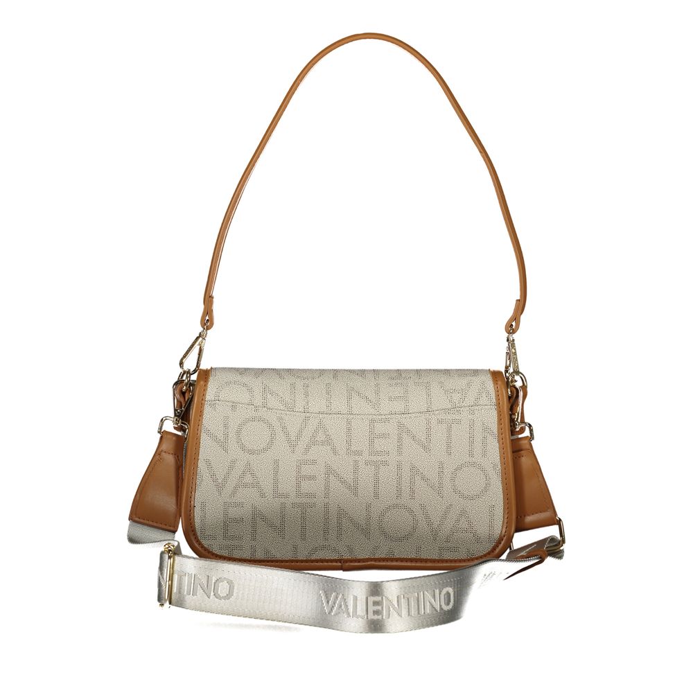 Mario Valentino Beigefarbene Handtasche aus Polyethylen