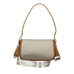 Mario Valentino Beigefarbene Handtasche aus Polyethylen