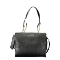Mario Valentino Schwarze Handtasche aus Polyethylen