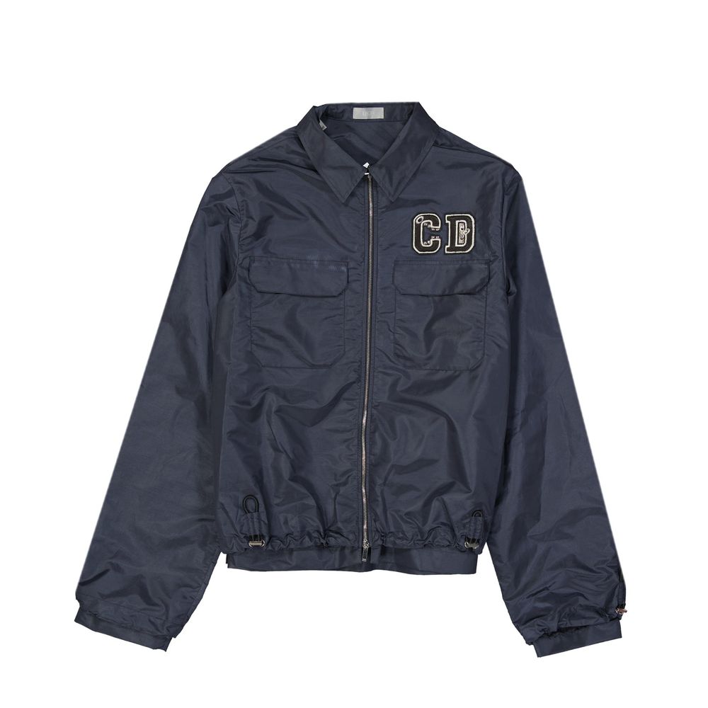 Dior Blaue Polyamid-Shell-Jacke