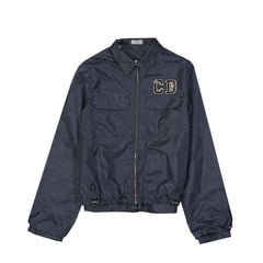 Dior Blaue Polyamid-Shell-Jacke
