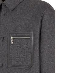Fendi Graue Kaschmirjacken und -mäntel