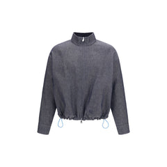Fendi Blauw Linnen Denim Jasje