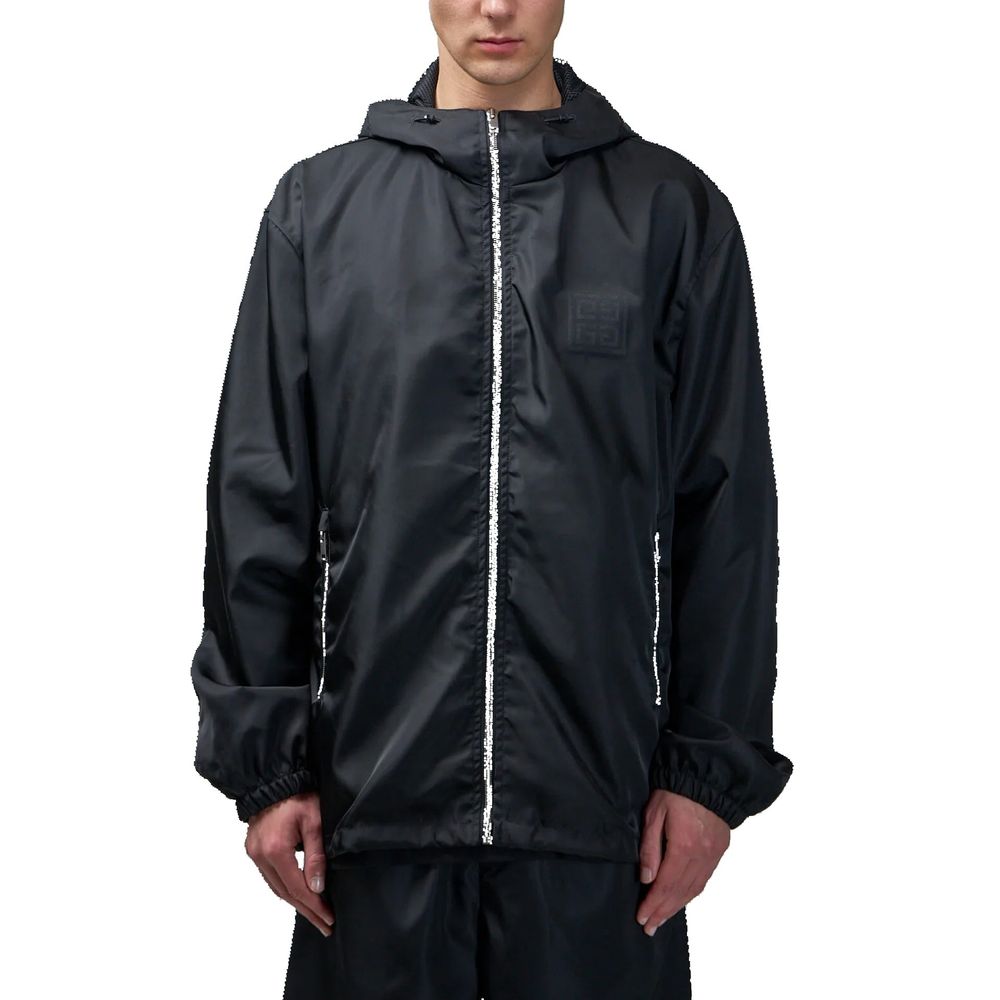 Givenchy Jacke aus schwarzem Nylon
