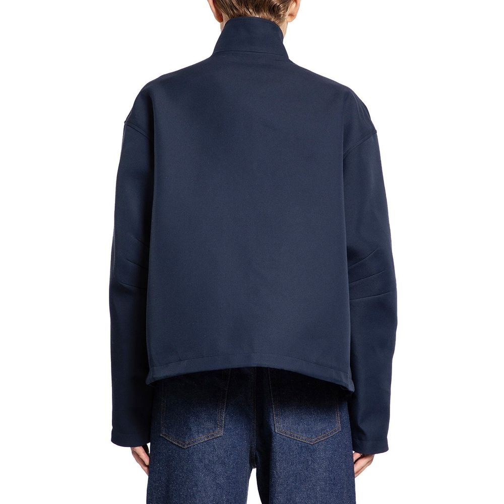 Gucci Blauer Marabu-Mantel