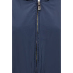 'S Max Mara Blue Polyester Trench Coat