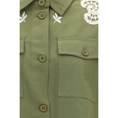 Max Mara Bicolor Cotton Coat