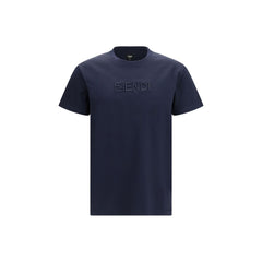 Fendi Blauw Katoenen T-shirt