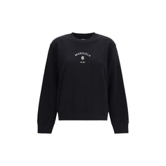 MM6 Schwarzes Baumwoll-Sweatshirt