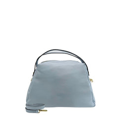 Baldinini Trend Blue Leather Women Bag