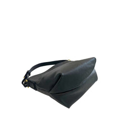Baldinini Trend Black Leather Women Shoulder Bag