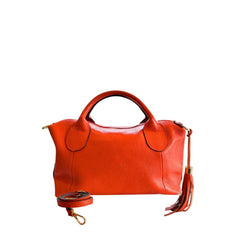 Baldinini Trend Orange Leather Women Handbag