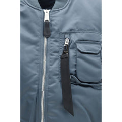 ALPHA INDUSTRIES Blue Nylon Sleeveless Jacket