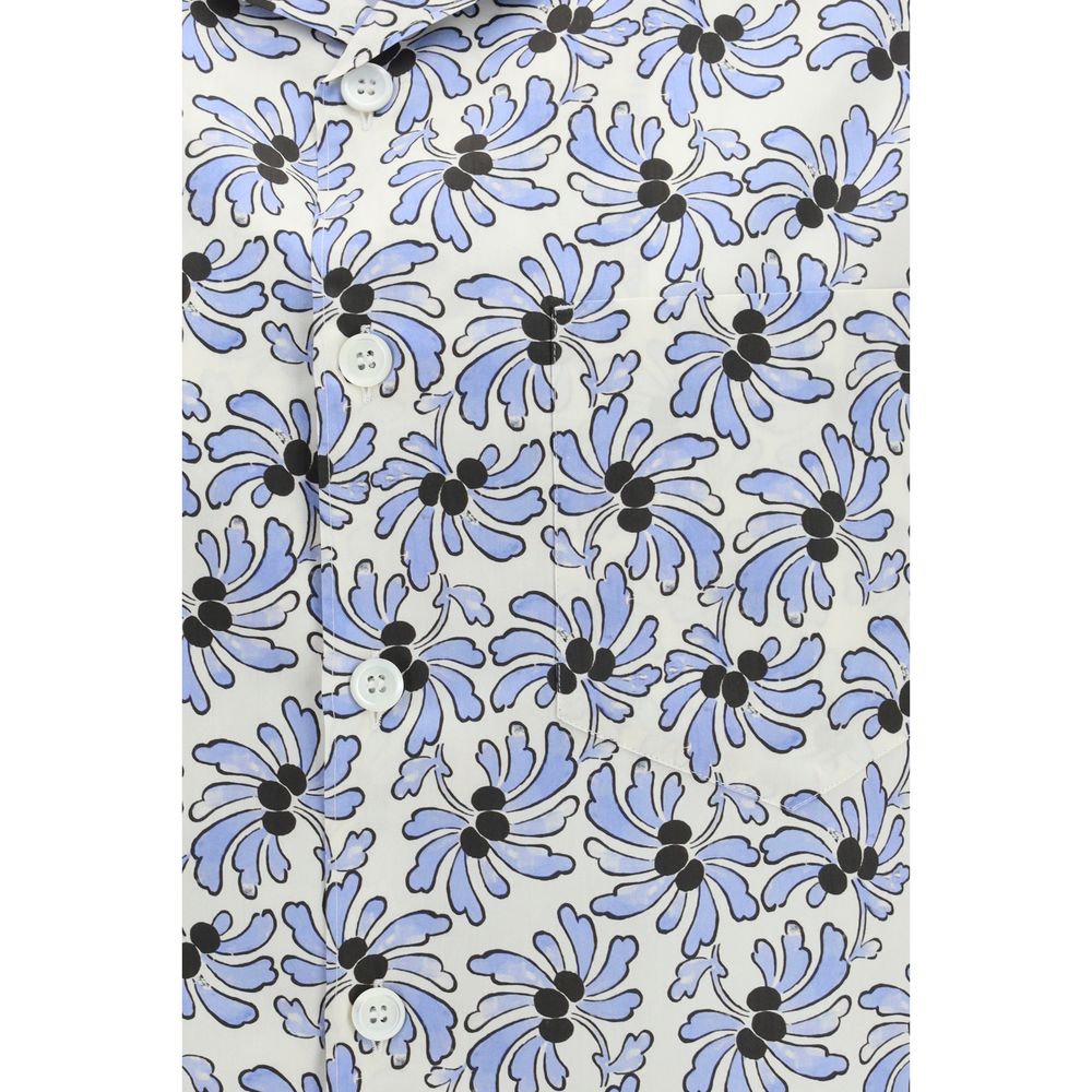 Prada Katoenen Overhemd Met Meerdere Kleuren