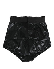 Dolce & Gabbana Black High Waisted Slip Girdle Panty Underwear