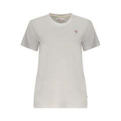 Guess Jeans White Cotton Women T-Shirt