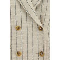 Blazé Milano Beige Linen Blazer