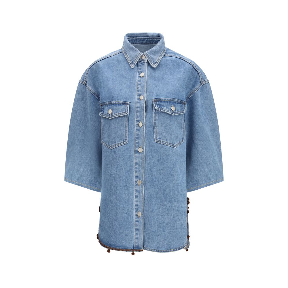 Ella Blue Katoenen Denim Jasje