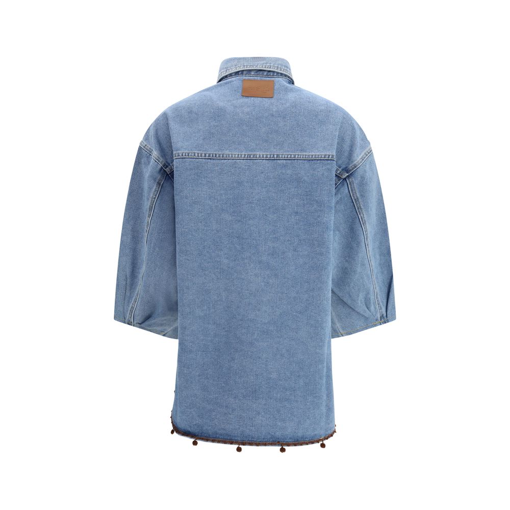 Ella Blue Katoenen Denim Jasje