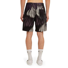MSGM Purple Cotton Bermuda Shorts