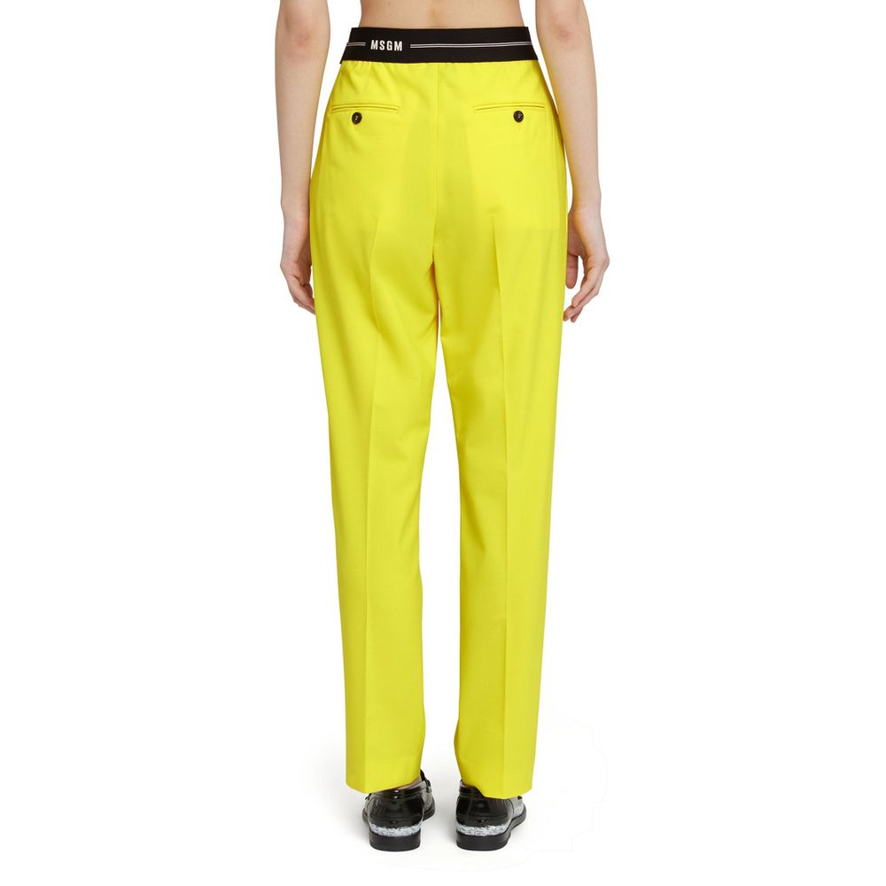 MSGM Bicolor Wool Pants