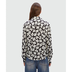 MSGM Black Viscose Blouse