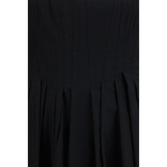 Max Mara Black Cotton Casual Dress