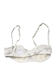 Dolce & Gabbana White Semi-Pad Underwire Balconette Underwear