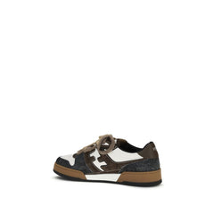 Fendi Veelkleurige Kalfsleren Bos Taurus Lage Sneakers
