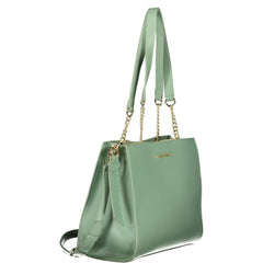 Mario Valentino Verde Poliuretano Women's Bag with Compartments and Pockets