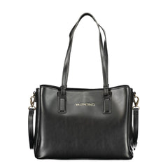 Mario Valentino Nero Polyurethane Women's Bag with Recycled Features