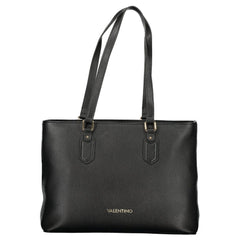 Mario Valentino Nero Poliuretano Womens Bag with Internal Pocket and Phone Spaces