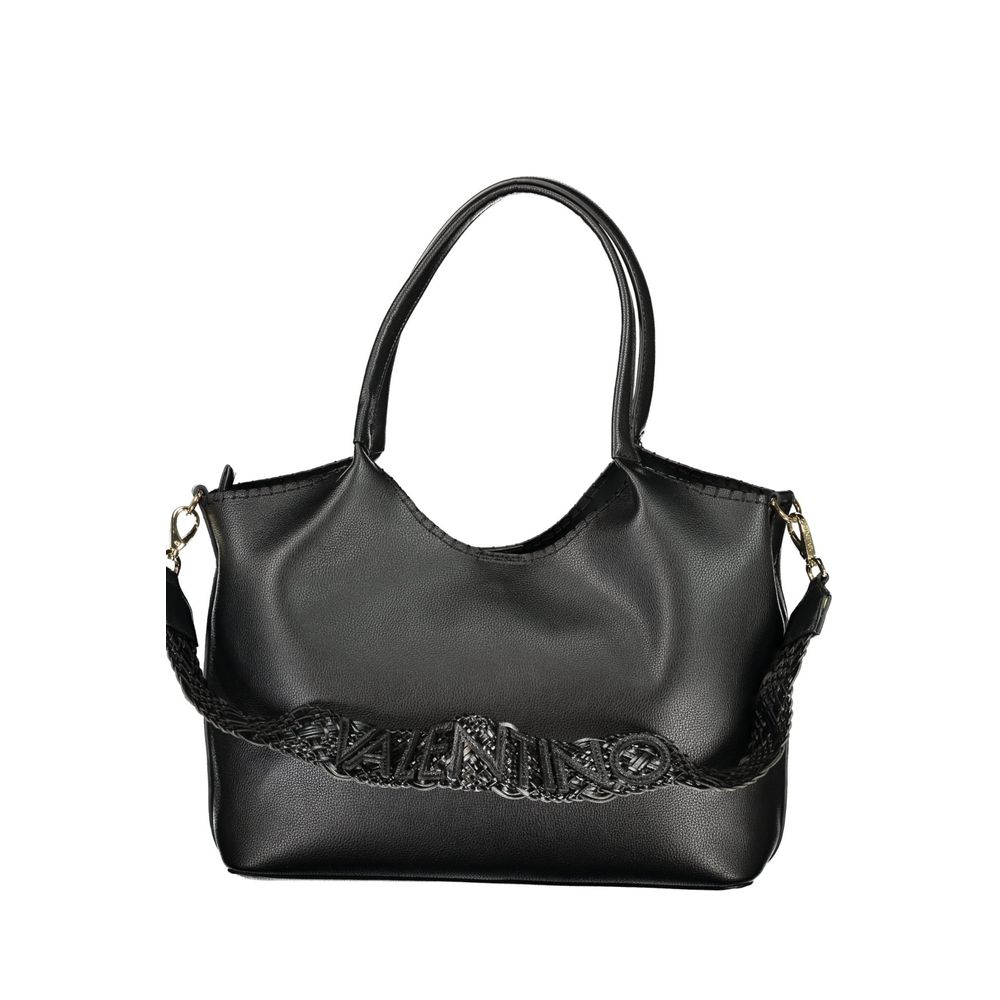 Mario Valentino Black Polyurethane Women's Bag