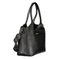 Mario Valentino Black Polyurethane Women's Bag