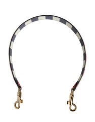 Dolce & Gabbana Meerkleurige Leren Gestreepte Tas Accessoire Schouderband