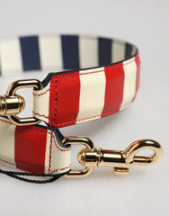 Dolce & Gabbana Meerkleurige Leren Gestreepte Tas Accessoire Schouderband