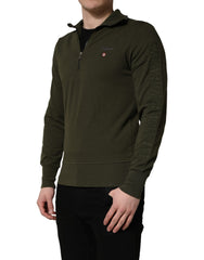 Aeronautica Militare Legergroene HalfZip Sweatshirt Trui