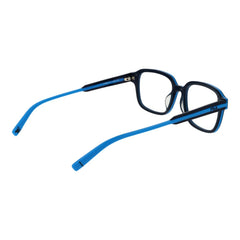 Fila blauwe brilmonturen van celluloseacetaat
