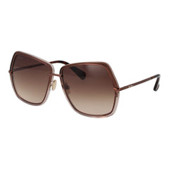 Max Mara Bronzen Metalen Zonnebril
