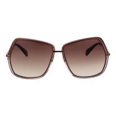 Max Mara Bronzen Metalen Zonnebril